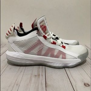 🔴SOLD🔴Adidas Dame 6 Damian Lillard White Scarlet